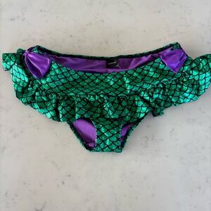 Hot Topic Disney Mermaid Bikini Bottoms Size L